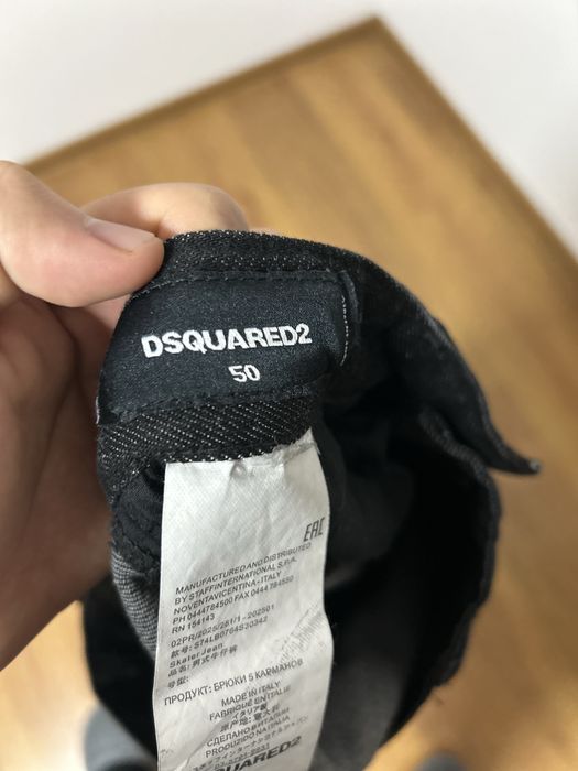 blugi dsquared D2 negru cu gri noi