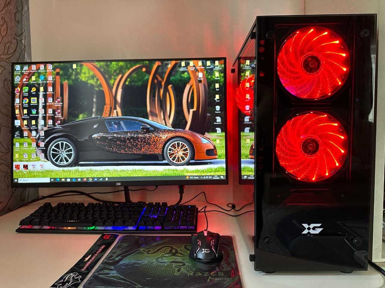 Игровой компьютер intel  E3-1240v2 8 ядер 3,8 GHz видеокарта GTX1050Ti