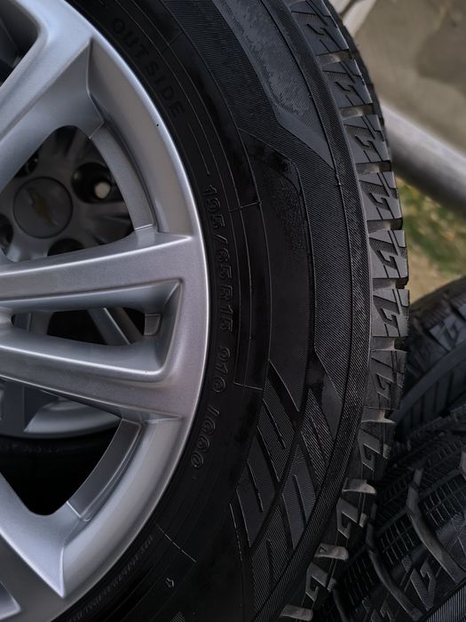 Диски с зимним шинами на Шевролет кобальт