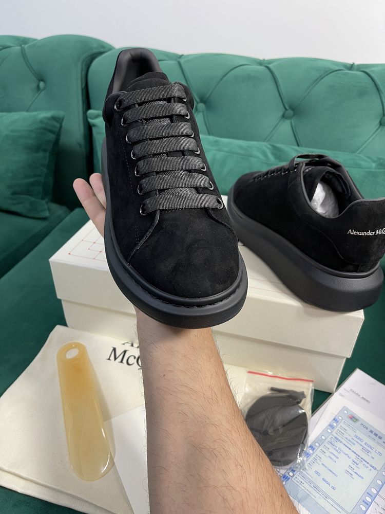 Adidasi Alexander McQueen piele naturala Full Box