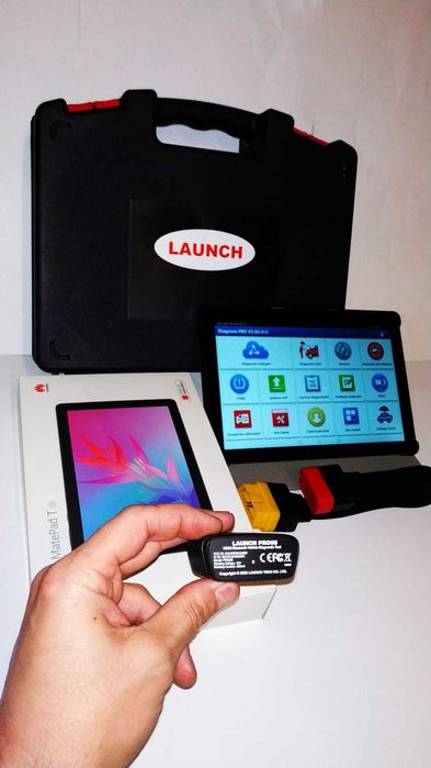Kit Interfata Auto LAUNCH PRO5S X431 Easydiag + Tableta Android 10"