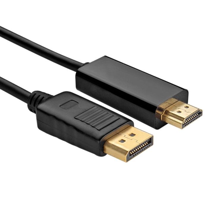 Cablu convertor DisplayPort - HDMI pt laptop PC placa video Full HD