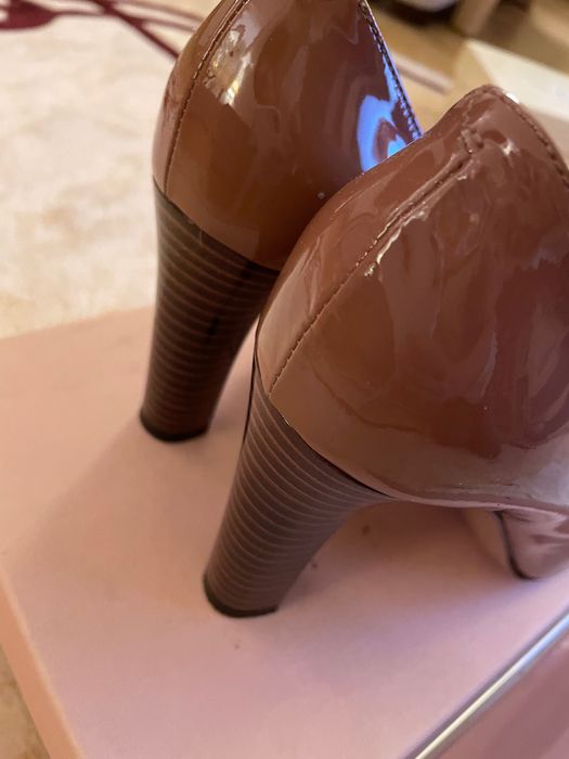 Pantofi Musette piele lacuita