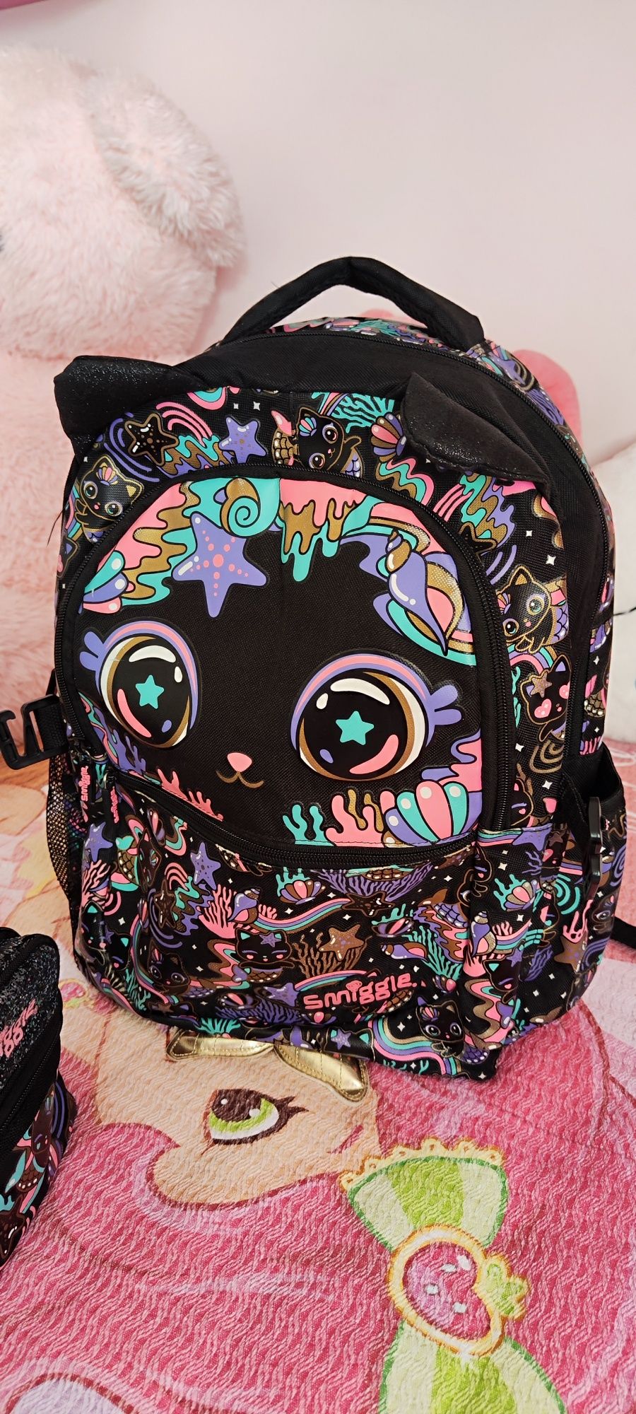 Ученическа раница с чанта за храна Smiggle