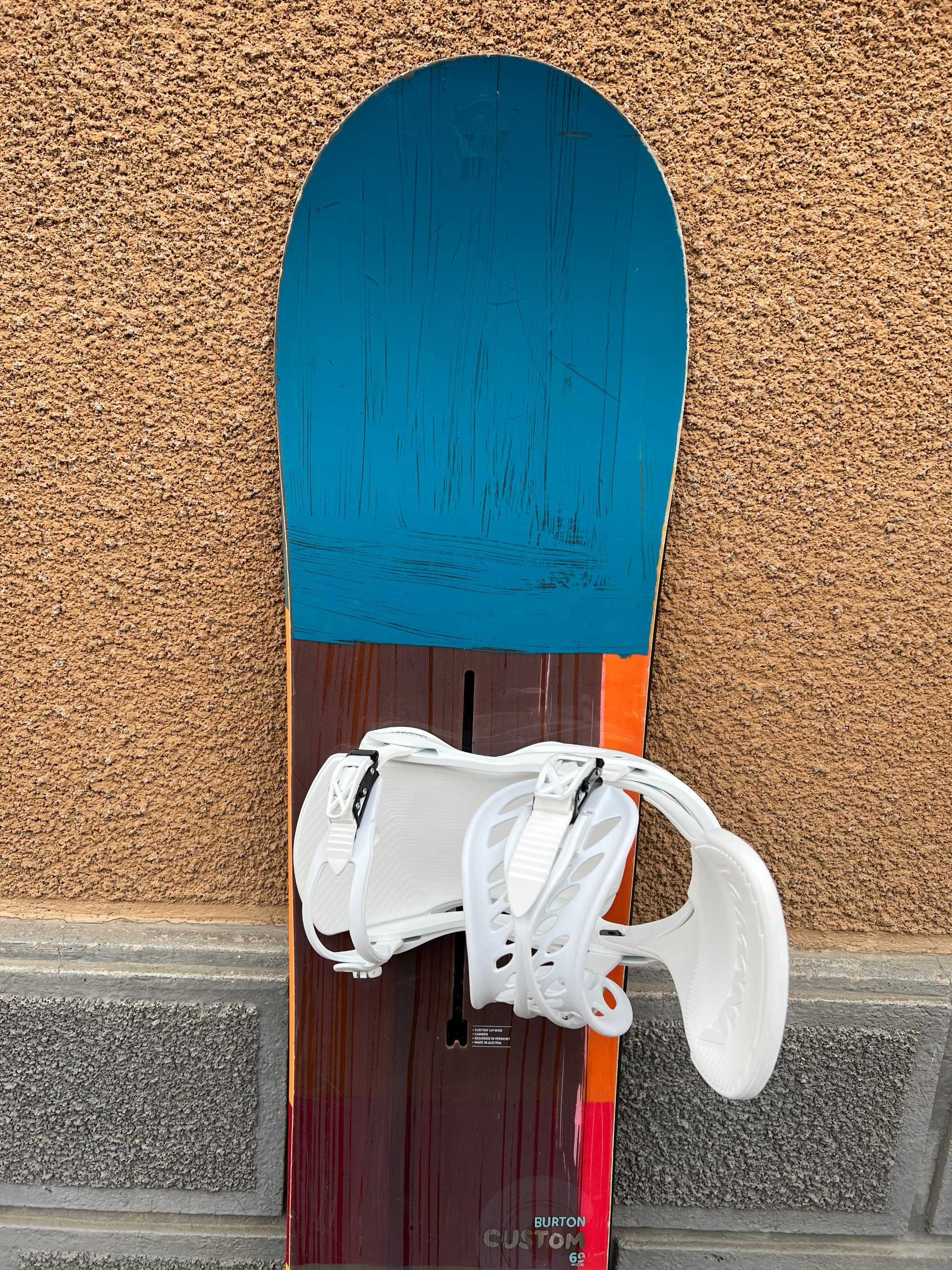 placa snowboard burton custom wide L169cm