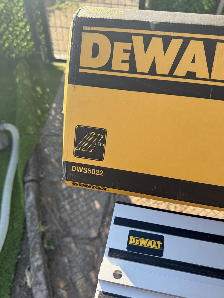 електрически ръчен цирколяр DeWALT DWE560 + водеща шина DeWLT 150см