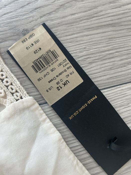 Rochie din in - culoare ivory