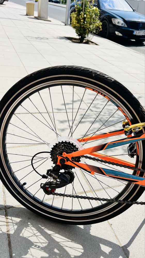 Детско колело (велосипед) Sprint Casper 24” neon orange matt