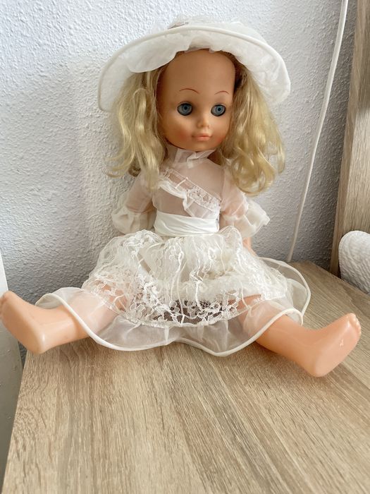 Păpușă Arădeanca 50 cm, vintage anii ’70–’80,