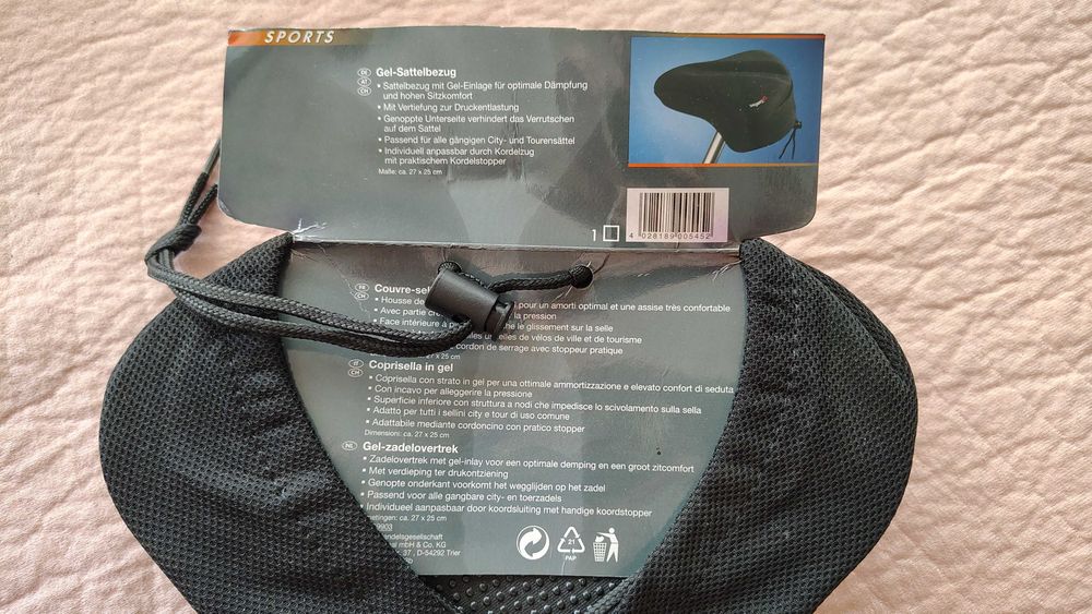 Husa sa gel ComfortGel pt bicicleta