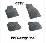 Автомобилни гумени стелки Frogum за VW Caddy (2003+)- 0391