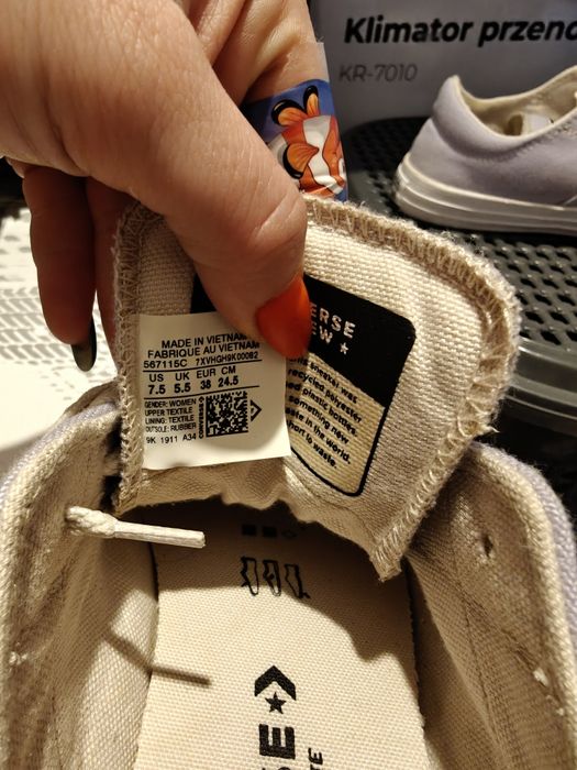 Teniși Converse violet