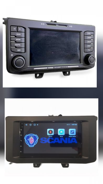 Navigatie Scania NextGen 2016-2024 Car Play/Android Auto