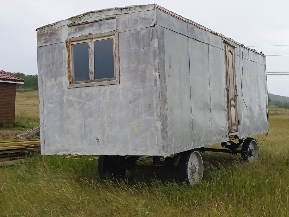 Продам вагончик на колесах Либо обмен на скот