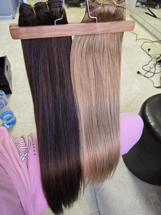 Естествена славянска коса 100 гр.