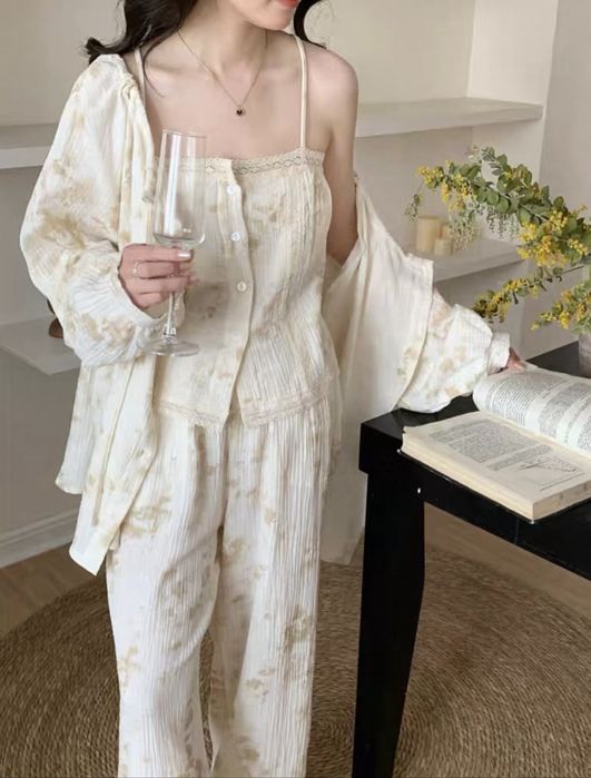 Muslin troyka pijama