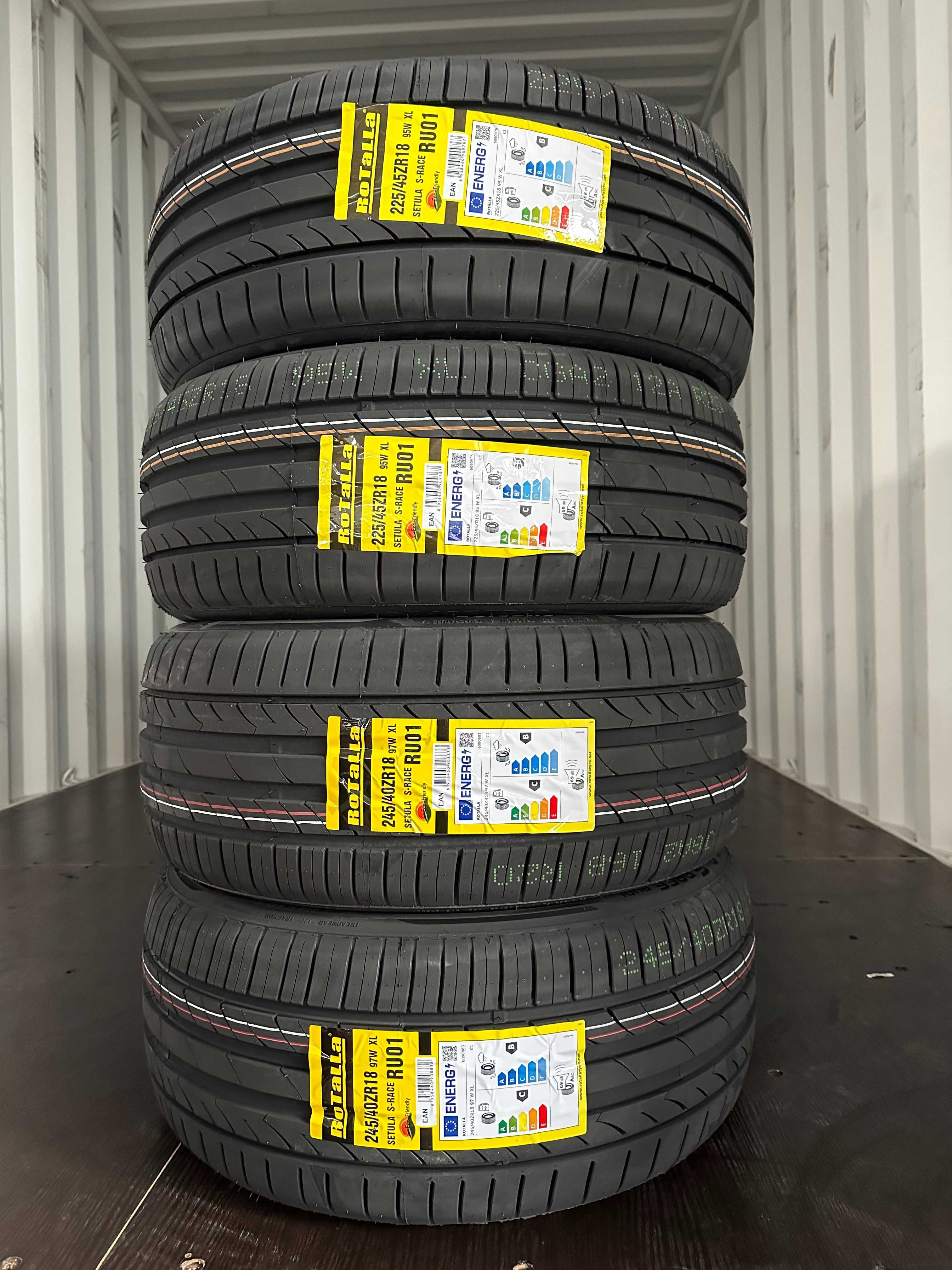 Летен Спорт Пакет ROTALLA 225/45R18 95W XL 245/40R18 97W XL Нов DOT