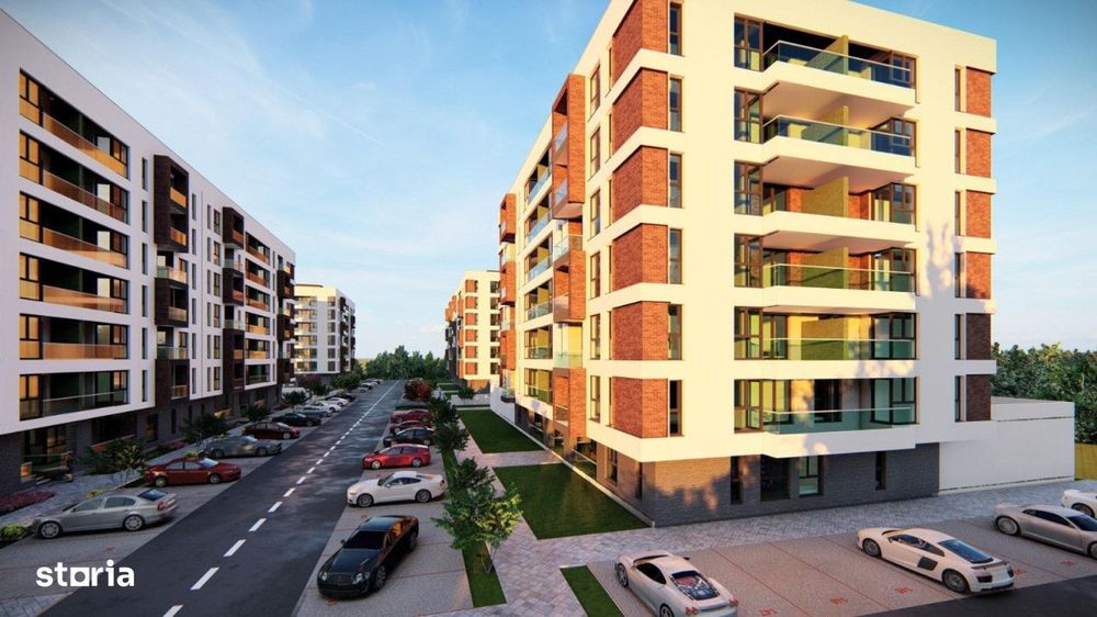 Comision 0% Apartament 2 camere, 43.4 mp + balcon 6.83 mp