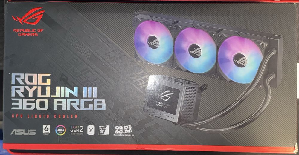Cooler Rog Ryujin III 360 ARGB - !!! Doar intel !!! Lipsă prindere AMD