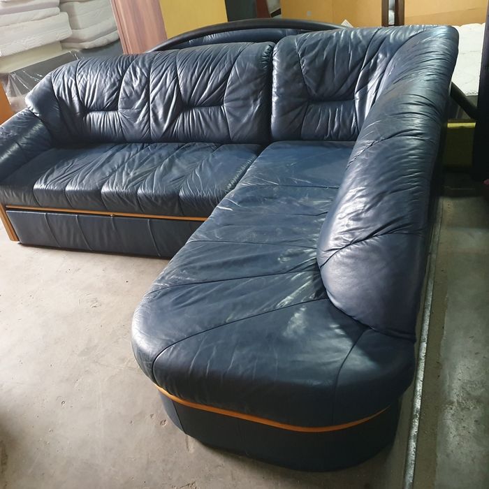 Colțar extensibil piele+ fotoliu