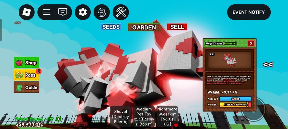 kitsune | grow a garden