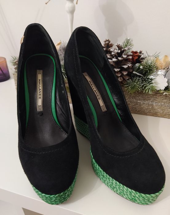 Женские туфли замшевые