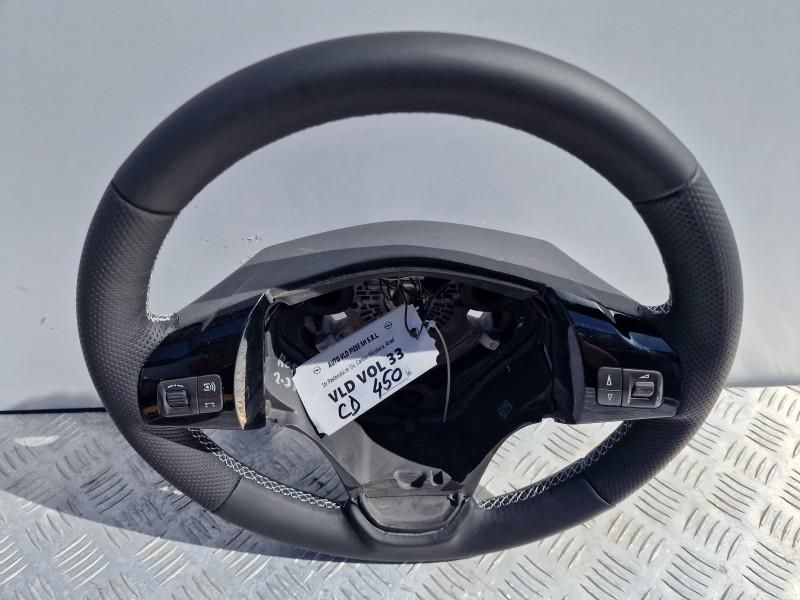 Volan piele perforata cu comenzi black piano Opel Corsa D facelift