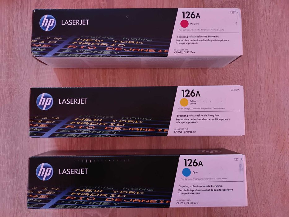 Toner original HP 126A CE311A, CE312A, CE313A
