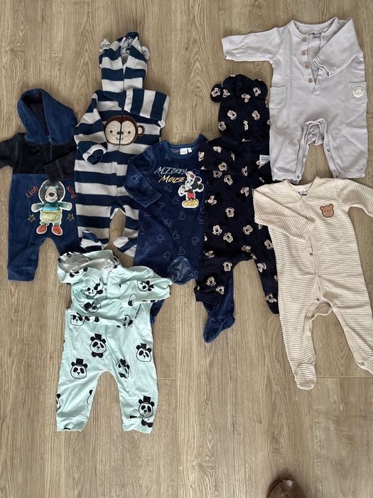 Бебешки ромпъри 7 бр, размер 68