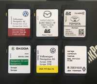 Sd Card Rns310 Rns315 Tns510 Carminat TomTom LIVE R-Link Mazda Skoda