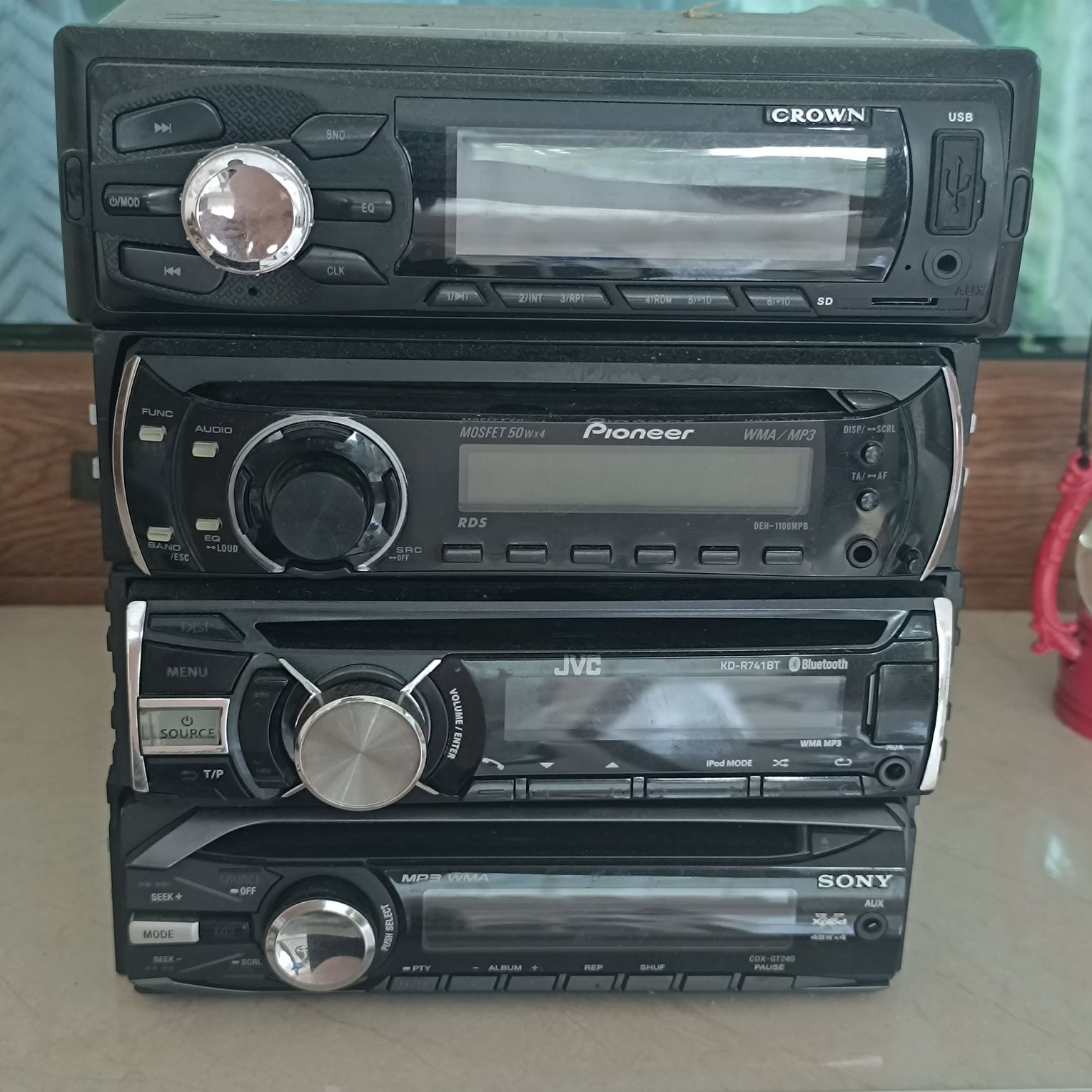 Авторадио автокасетофони Сидита CD  Sony Crown Jvc Pioneer
