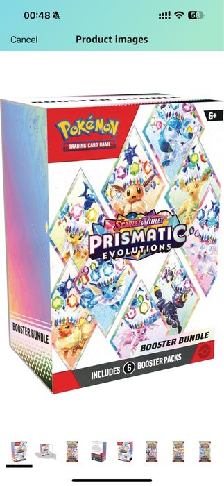 Pokemon TCG: Scarlet & Violet - Prismatic Evolutions Booster Bundle