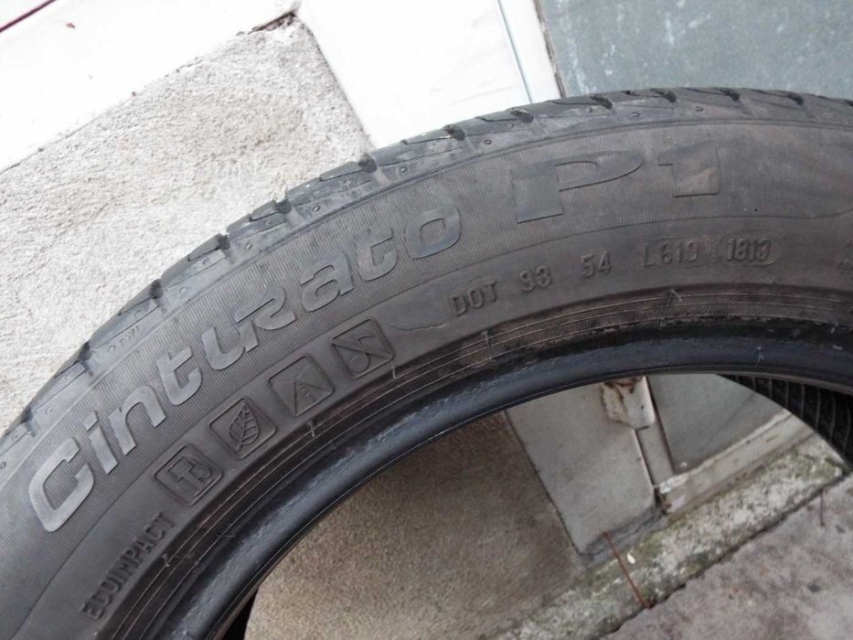 vand 2 anvelope de vara 195/55/16 pirelli cinturato p1 pret 300 ron