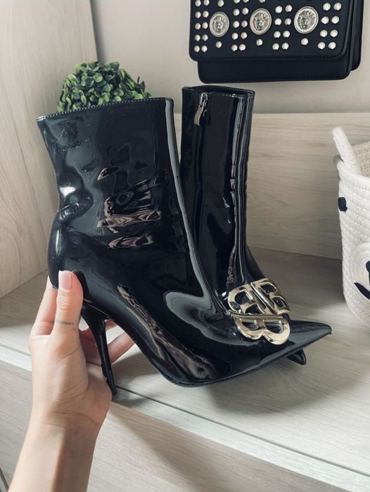 Balenciaga боти естествена кожа