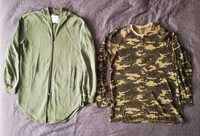 Flanele/bluze tip militar verzi mărime L/XL Revolution RVLT /Bershka