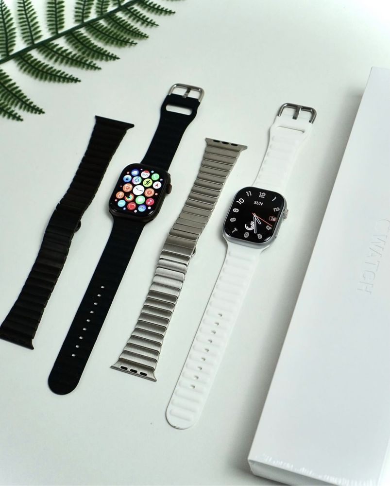 + ПОДАРОК! С ГАРАНТИЕЙ! Смарт часы  Apple Watch 9 series 45mm