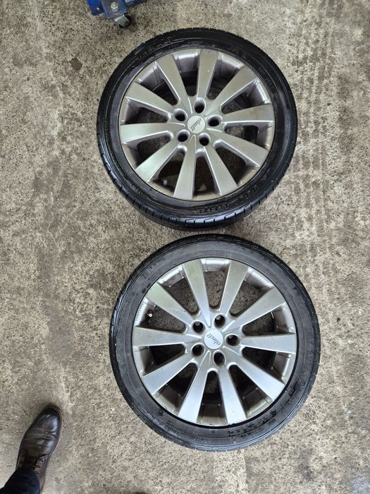 Vând set de 4 roti ,cu cauciucuri de vara: 225/45/17