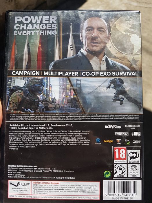 joc pc dvd original call of duty advanced warfare/30lei