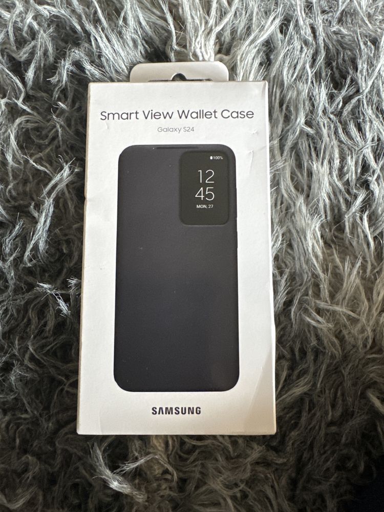 Husă pentru Galaxy S24, Smart View Wallet, Black