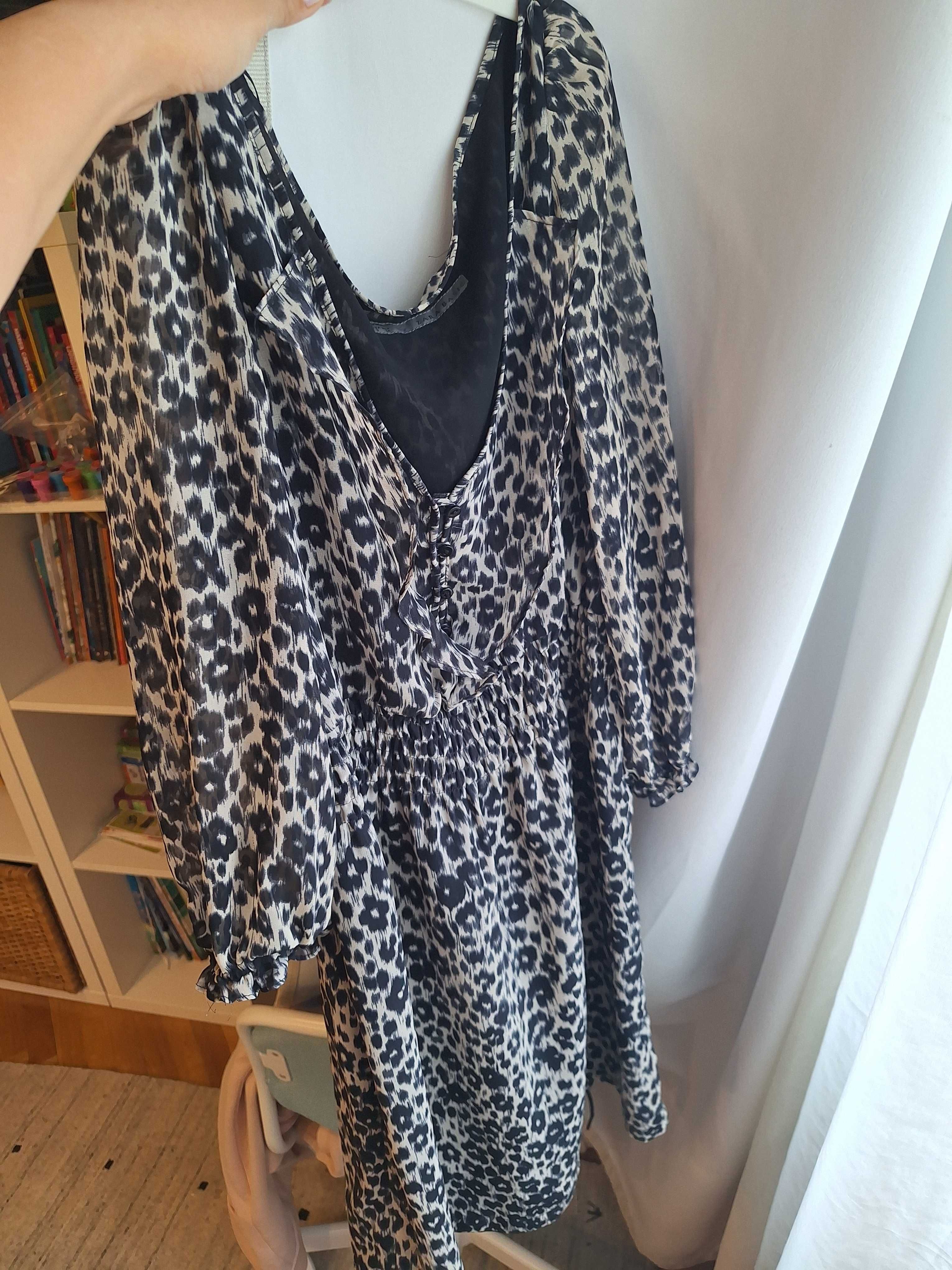 Rochie animal print Zara Basic S