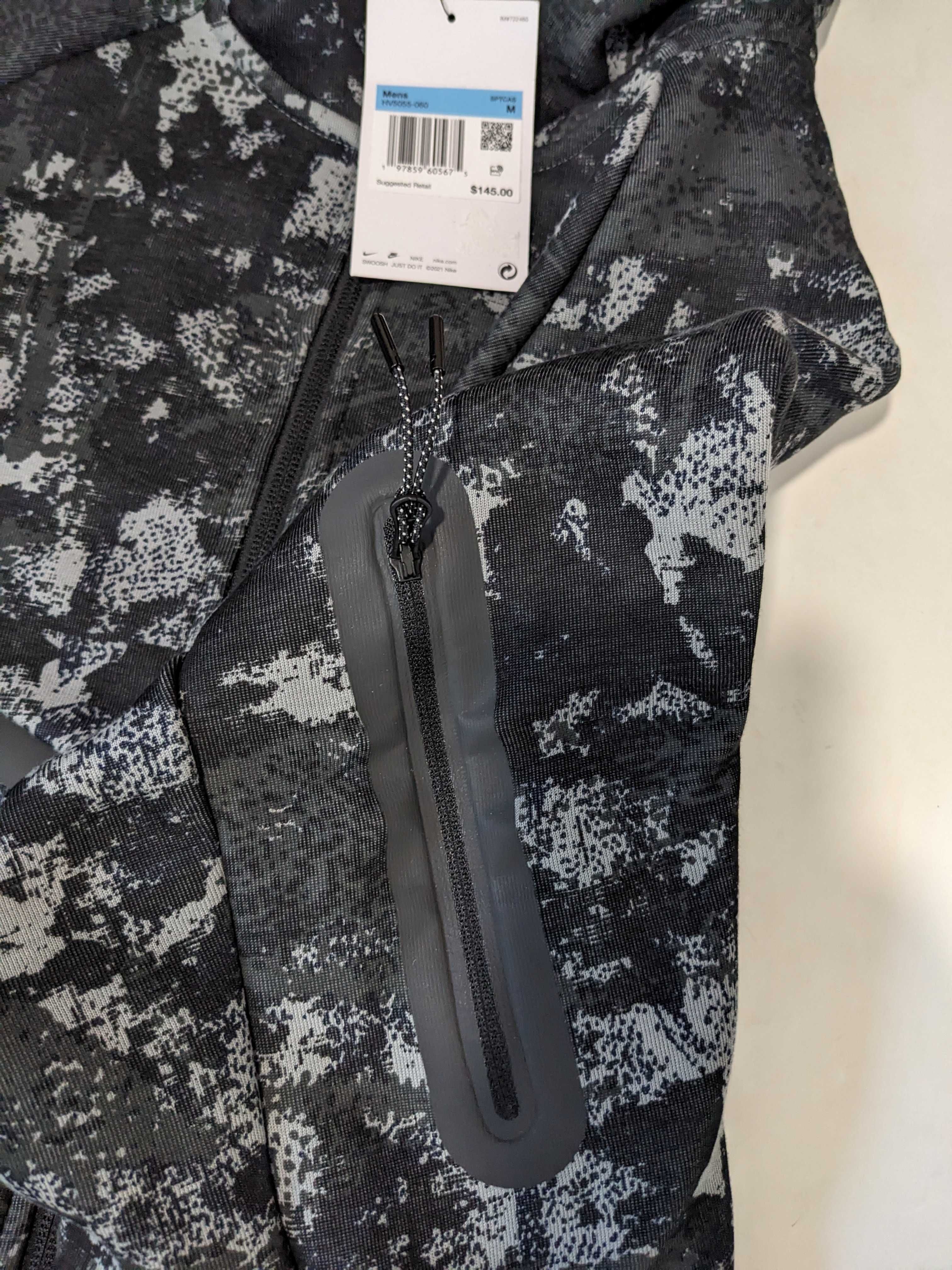 Nike Tech Fleece Hoody/Pants set мъжки черен комплект М L от Сащ