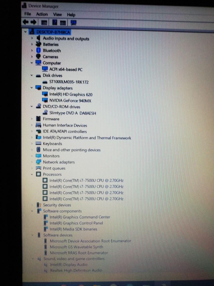 Laptop ASUS A556UQ, i7 gen7, GTX 940MX, SSD