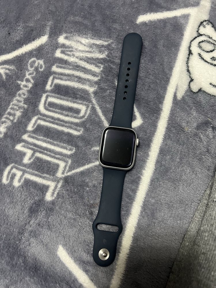 Смарт-часы Apple Watch Series 9 GPS S/M 45 мм серебристый-синий