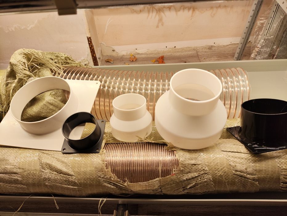 Гофра силиконовая для вентиляции 75 мм