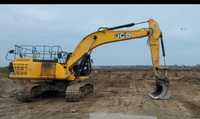 JCB JS300LC excavator, cupa excavare, cupa taluz