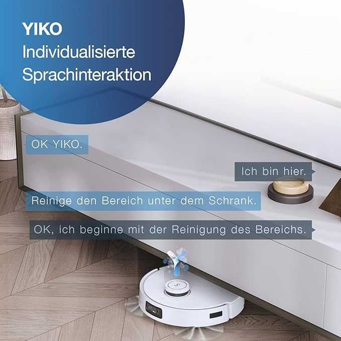 Прахосмукачка робот Ecovacs Deebot T10 3000Pa, 5200mAh, картографиране