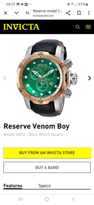 Ceas Invicta Reserve Venom 10812