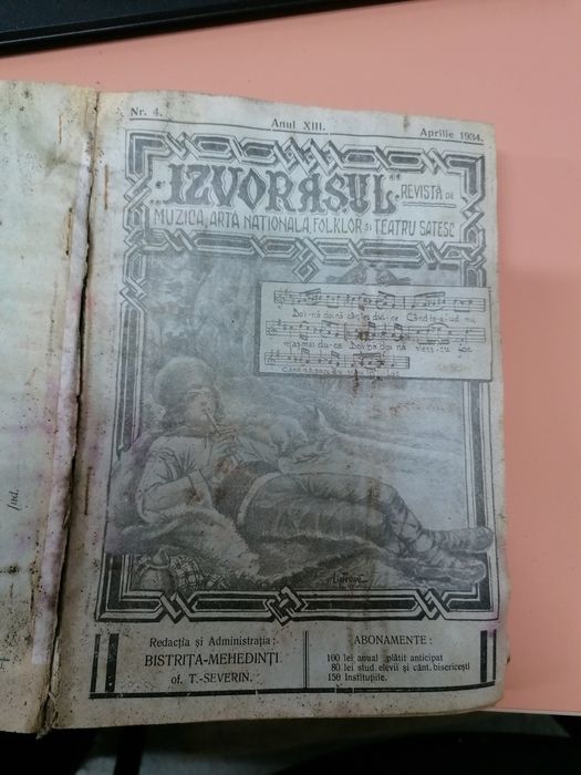 Revista Izvorasul folclor și arta 1938 1940