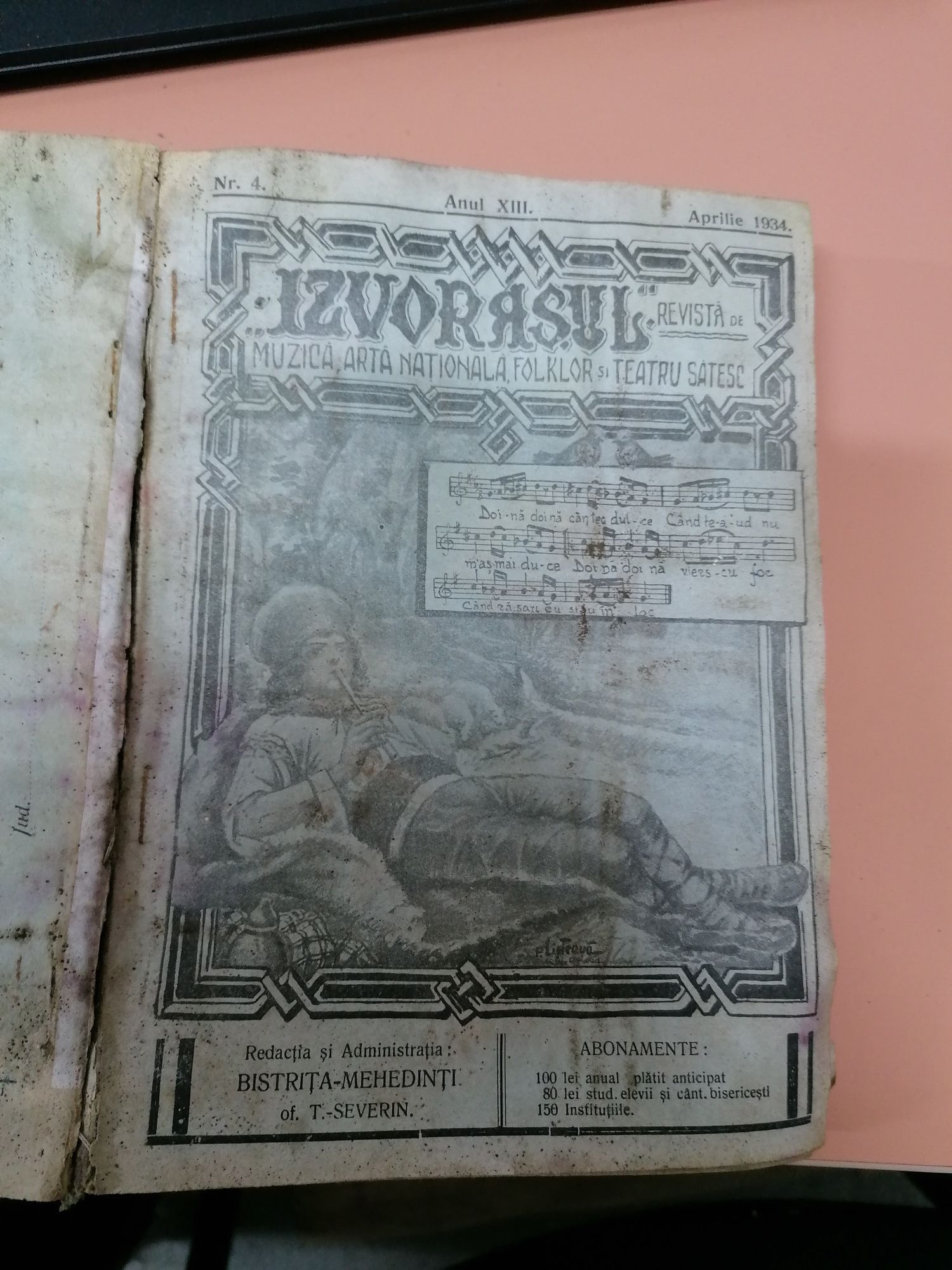 Revista Izvorasul folclor și arta 1938 1940