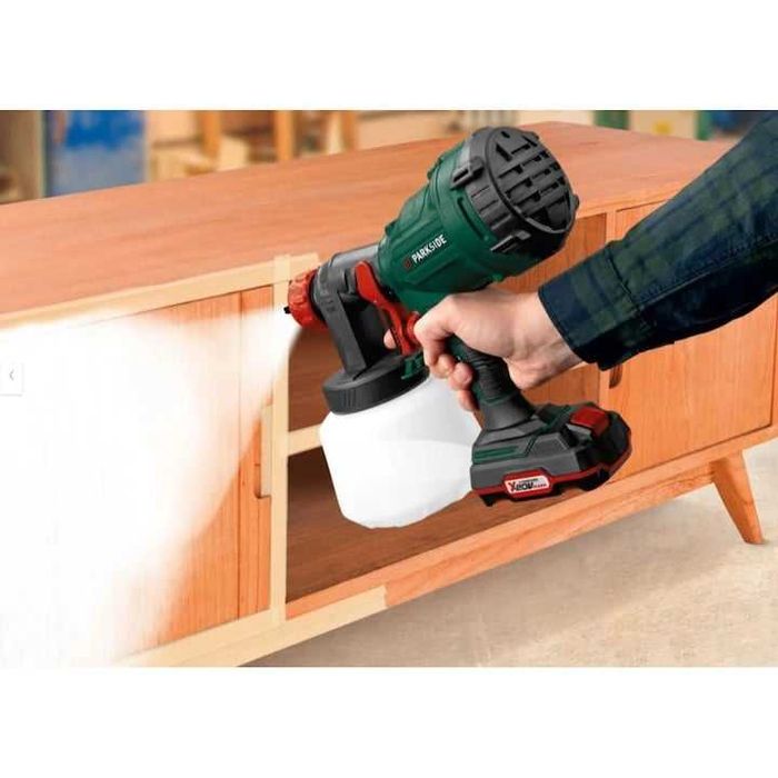 Pistol de vopsit 700ml/min, 20V, Li-Ion, Parkside